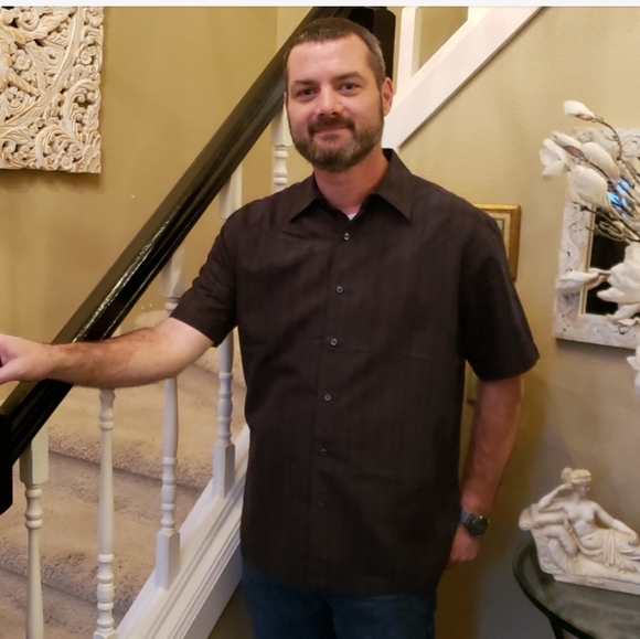 Mens button up casual shirt - Picture 1 of 4